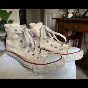 Classic off white high top converse